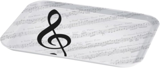 Tablett aus Birkenholz I Love Music 27x20 cm