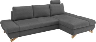 Ecksofa Skalm in grau 284 cm