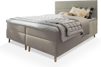 Masseno Boxbett SANTA 160x200 cm mit Bonell Matratze und Topper