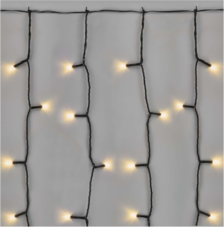 EMOS Connect System 1m Lichtervorhang Standard, Weihnachtslichterkette mit 100 LEDs, Erweiterungskomponent C (ohne Verbindungskabel und Adapter), IP44 für Innen und Außen, Warmweiß