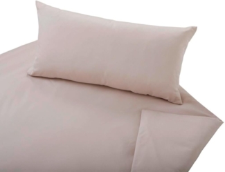 Cotonea Bio-Satin Bettwäsche Classic|135x200 cm + 40x80 cm| kaschmir