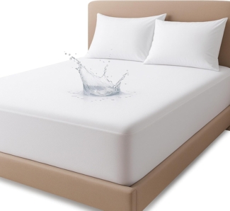 Dudu N Girlie Matratzenschoner für Einzelbett, 100% wasserdicht, Matratzenschoner, Einzelbett, antiallergischer Matratzenschutz, extra tief, atmungsaktiv, 90x200 cm.