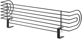 bremermann Herdschutzgitter zum Klemmen // für Herde bis 60 cm Breite // Kochstellenschutz (Schwarz)