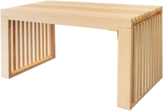 HOME DELUXE Sitzbank aus Holz LORA Natur - 78 cm