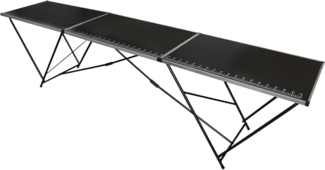TRUTZHOLM Tapeziertisch Alu Arbeitstisch Klapptisch Multifunktionstisch Mehrzwecktisch (Stück, fertig montiert), Aluminium-Rahmen