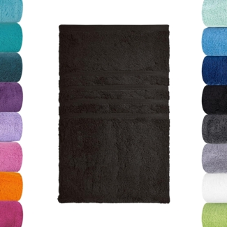 Lavea Handtuch Set Bio-Baumwoll Serie Bali, aus 100% Bio-Baumwolle (50x100cm, 1-St), extra saugstark mit 500g/m² in Wellness-Qualität - Handtuch