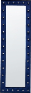Standspiegel ANSOUIS 150 cm Samtstoff Marineblau