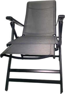 HTI-Living Gartenstuhl Bequemer Klappbarer Relaxstuhl mit Liegefunktion (Stück, 1 St), Gartenstuhl Balkonstuhl mit ausziehbarer Fußstütze