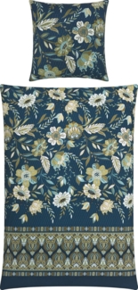 REDBEST Bettwäsche Bettwäsche, Mako-Satin, Satin Blumen