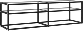 vidaXL TV-Schrank Transparent 140x40x40,5 cm Hartglas 331714