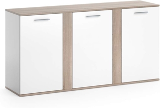 Vicco Kommode Sonoma 155 x 80 cm mit Türen, Novelli