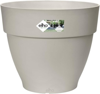 elho Vibia Campana Rund 30 - Blumentopf für Außen - Ø 29. 8 x H 25. 8 cm - Weiß/Seidenweiß