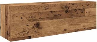 Bad-Wandschrank Altholz-Optik 100x25x30 cm Holzwerkstoff