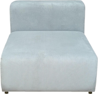 Sofa-Modul Suldal Sitzelement Cord Hellblau [en. casa]