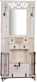 MiaMöbel Mexico Garderobe Massivholz Pinie Landhaus Mexiko Möbel Mexikanisch