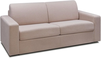 Vente-unique - Sofa - 3-Sitzer - Mit Matratze - Stoff - Beige - COGLIO