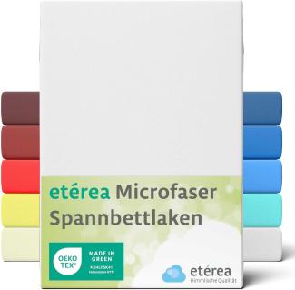 etérea Microfaser Spannbettlaken Weiss 60x120 - 70x140 cm