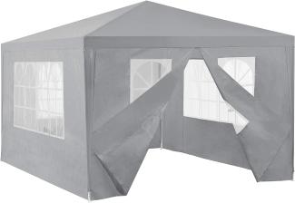Pavillon Wedau 400x300x255 cm Dunkelgrau casa. pro