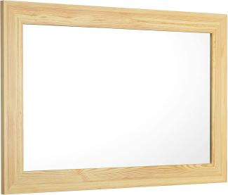 90.90-91 Spiegel Wandspiegel Garderobenspiegel Holz Rahmen 59x89 cm eckig Holzspiegel