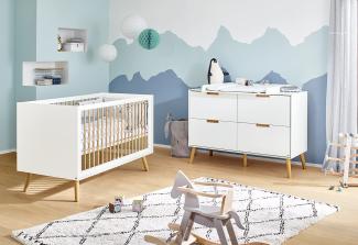 Pinolino 'Edge' 2-tlg. Babyzimmer-Set extrabreit