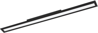 Eglo 99414 LED Panel Deckenleuchte SALOBRENA-C schwarz L:119,5 B:10 H:5cm dimmbar 2700-6500K mit Connect Funktion inkl. Fernbedienung