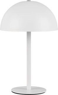 Akku Tischleuchte MUNOZ Weiß, Touch dimmbar, USB aufladbar, Höhe 21cm