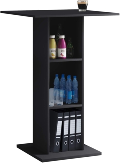 VCM Stehpult Bofus 915162 Schwarz H. 108 x B. 70 x T. 70 cm