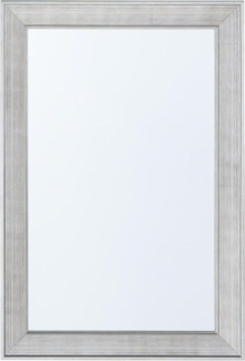 Wandspiegel silber rechteckig 61x91 cm BUBRY