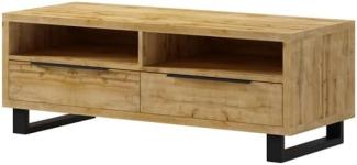 Lowboard "Halle" TV-Unterschrank 124cm wotan eiche