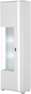 Vitrine Bellport in weiß matt 55 x 200 cm