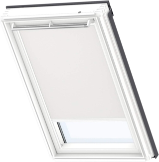 Verdunklungsrollo DKL M06 1085SWL, VELUX, verdunkelnd, ohne Bohren, in Führungsschienen, VELUX »Pick & Click!«, weiße Führungsschienen & Griffleiste