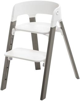 Stokke® Steps™ Kinderstuhl White Hazy Grey Grau 1