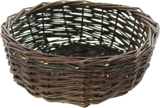 Weidenschale Naturbraun Ø 38cm Obstschale Dekoschale Obstkorb Korb Schale