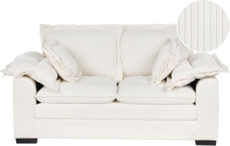 Sofa 2-Sitzer TIRRO Cord Weiß