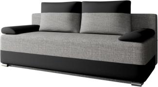 MOEBLO Schlafsofa ATLANTA, Schlafcouch Sofa Couch für Wohnzimmer Schlafsofa Federkern Sofagarnitur Polstersofa mit Bettfunktion, mit Schlaffunktion und Bettkasten, - (BxHxT): 200x90x96 cm