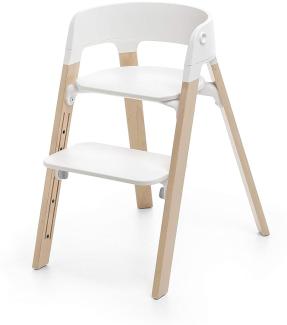 Stokke® Steps™ Kinderstuhl White Nature Holz natur, ab 6 Monaten