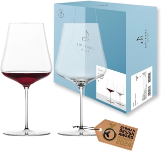 Zwiesel Glas DUO Burgunder Rotweinglas 2er Set