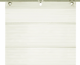 Clever-Kauf-24 Raffrollo Magnetrollo Jakob wollweiß, mit Hakenaufhängung, ohne Bohren, Raffung mittels Magnetleisten