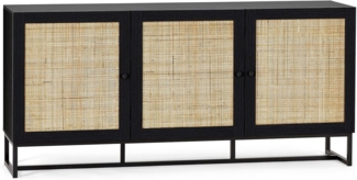 Julian Bowen Padstow Sideboard, Schwarz, Einheitsgröße