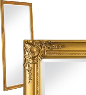 LC Home Spiegel LC Home Wandspiegel Barock XL Spiegel Gold ca. 180x80 cm