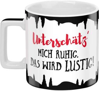 Sheepworld 46533 Wortheld Unterschätz mich ruhig, Spruch, Porzellan Tasse