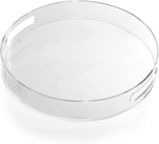 Kurtzy Organizer Transparentes Rundes Tablett - 30 cm (1 St)