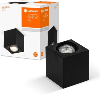 LEDVANCE Surface spot Square Black