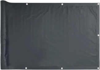 vidaXL Balkonsichtschutz Oxfordgewebe 90x400 cm Anthrazit 42326