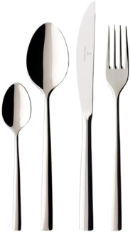 Villeroy & Boch 'Piemont', Besteckset 4tlg., Edelstahl silber