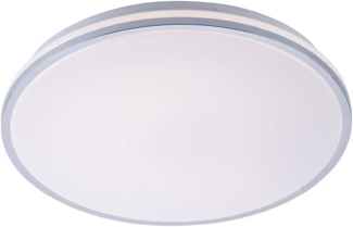 JUST LIGHT 14844-17 ISABELL LED Deckenleuchte chrom 3000K 49cm IP44