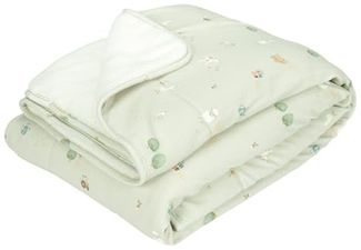 Little Dutch Little Farm Babydecke - Teddy Grün