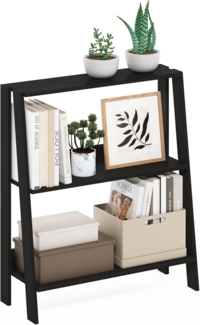 Furinno Ladder Leiter-Bücherregal, Ausstellungsregal, 3 Ebenen, Espresso