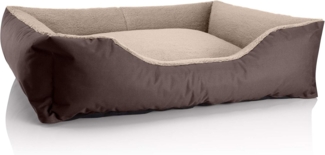 BedDog Tierbett Hundebett TEDDY mit Rand, Bezug abnehmbar