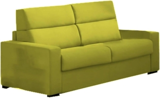 Talamo Italia - 2-Sitzer Schlafsofa Oprah, Schlafsofa fürs Wohnzimmer, gepolstert, abnehmbar, 100% Made in Italy-Qualität, 200x95 h100 cm, Grün
